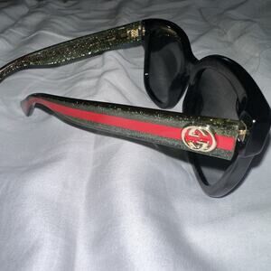 Gucci Sunglasses - Gradient Black Green/Gray GG0034SN-002